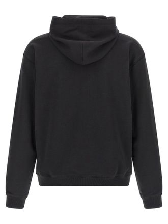 Diesel Embossed Logo Cotton Hoodie - Black