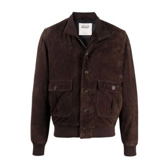 Valstar Valstarino High Neck Suede Jacket - - Jackets - Uomo - Marrone - S