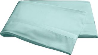 Matouk Nocturne Flat Sheet in Lagoon at Nordstrom, Size Full