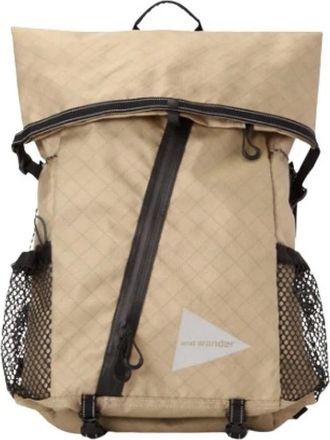 And Wander Zaino Ecopak 18L - - Bags - Uomo - Beige - ONE SIZE