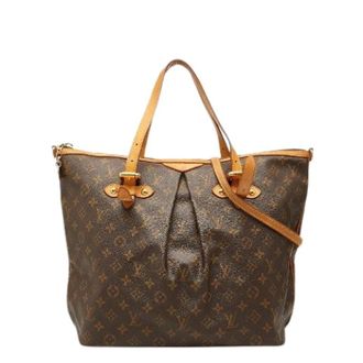 Louis Vuitton Pre-owned Handbags, female, Brown, Size: ONE SIZE Pre-owned Palermo GM Monogram 2way Bag