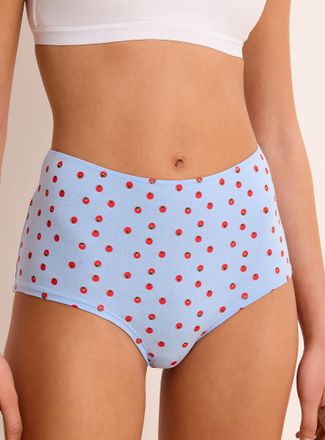 Miiyu Womens Minimalist high-waist boyshort Organic cotton