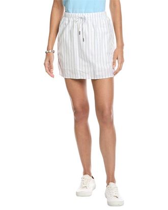 SIMKHAI Catherine Linen-Blend Boxer Skirt