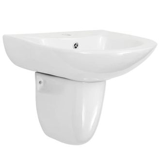vidaXL Lavabo 52 X 45 X 49 Cm Cer&aacute;mica Glaseada Vidaxl
