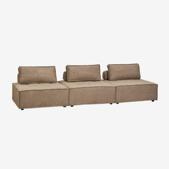 Sklum Sof&aacute; Modular De 3 Piezas En Tela Vermont Sklum