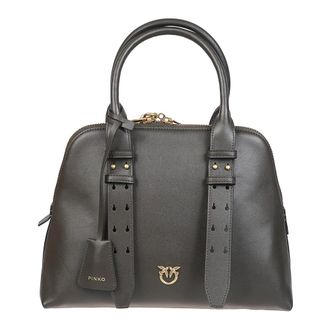 Pinko Handbags, female, Brown, ONE SIZE, Bowling Medium Bag