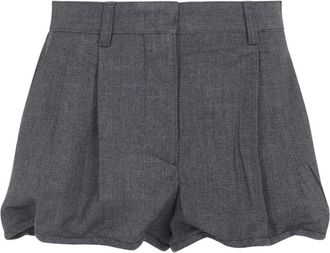Prada Anthracite Grey Wool Shorts