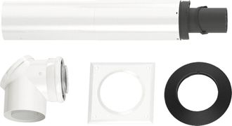 Bosch Accesorio Evacuaci&oacute;n Gases Fc-set80-c13x Paquete B&aacute;sico Horizontal D:80/125mm, 7738112574