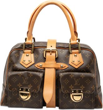 Louis Vuitton Pre-owned Womens Monogram Manhattan Gm - Brown Textile - One Size