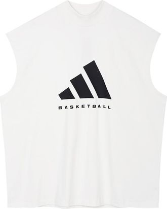 adidas Basketball Vest Asia Sizing White IA3443-GLOBAL