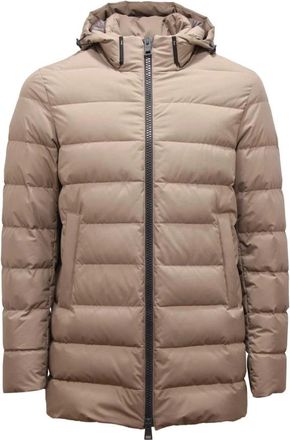 Herno Winter Jackets, male, Beige, L, Light Down Jacket Class 1