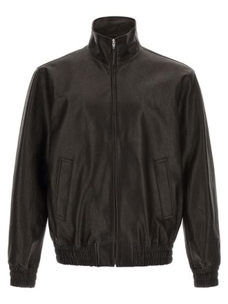 Valentino Garavani Calfskin Leather Mens Jacket