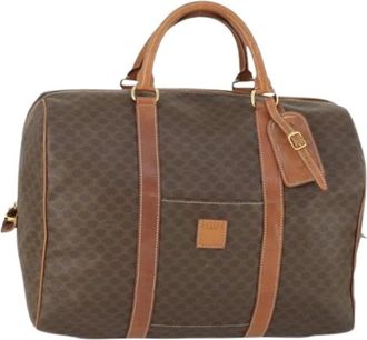 Celine Pre-owned Weekend Bags, female, Brown, Size: ONE SIZE Pre-owned Vintage Weekend Bag