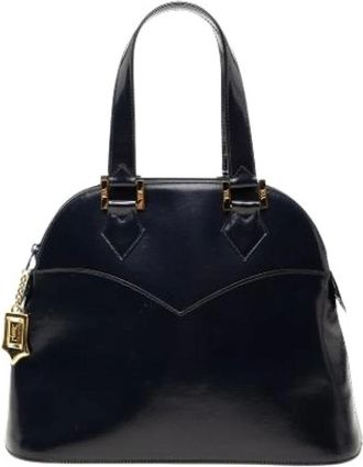 Saint Laurent Pre-owned Handbags, female, Blue, Size: ONE SIZE Pre-owned Vintage Handbag