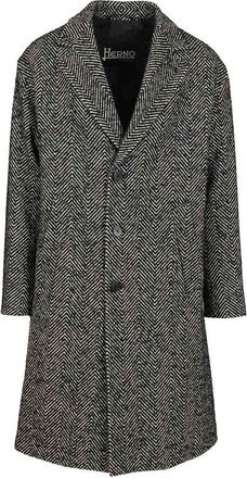 Herno Wool Chevron Coat