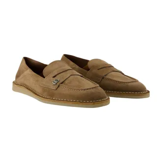 Dolce & Gabbana Suede Slip-On Loafer - Brown