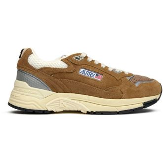 Autry Mens Hyperway Low Trainers - Brown Suede - Size UK 10