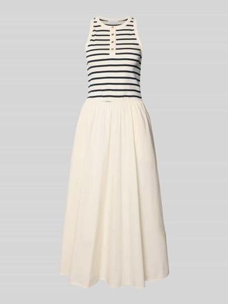 Tommy Hilfiger A-Linie Freizeitkleid aus reiner Baumwolle in Ecru, Gr&ouml;&szlig;e XL