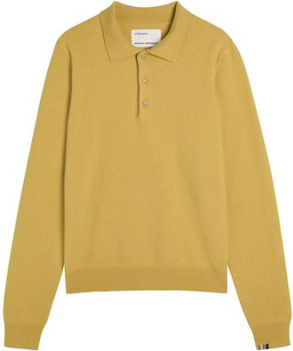 Extreme Cashmere Extreme Cashmere N&deg;223 Be For Cashmere-blend Polo Jumper - Yellow - One Size
