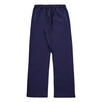 Champion Wide Trousers, male, Blue, Size: XL Black Edition Joggers with Zipper Pockets