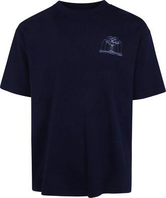Dr&ocirc;le de Monsieur T-Shirt Fountain Print