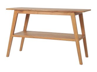 Vente-Unique Mueble de ba&ntilde;o de teca - 120 cm - BOBOTSARI