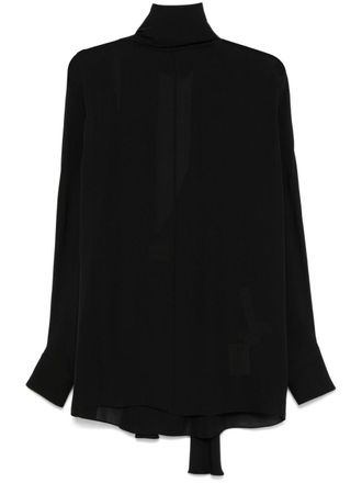 Khaite Blusa in seta - Nero