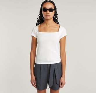 G-Star Sweet Heart Slim Top - Wit - Dames