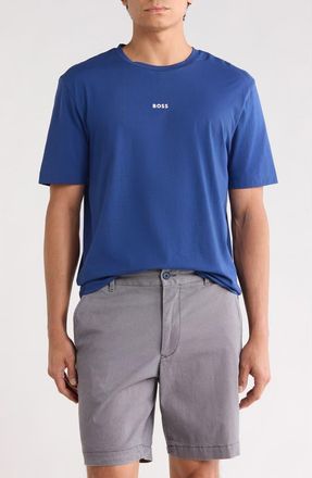 BOSS Tchup Stretch Cotton T-Shirt in Open Blue at Nordstrom Rack, Size X-Large