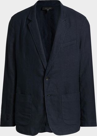 Rag & Bone Men & apos;s Butler Linen Patch-Pocket Blazer