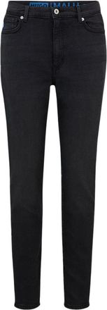 HUGO BOSS Jeans, Dames, Zwart, W29, Denim, Zwarte Skinny Stretch Denim Jeans