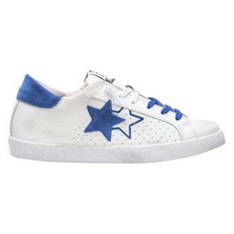2Star 2Star, Schoenen, Heren, Wit, 41 EU, Leer, Witte Leren Prime Star Sneakers