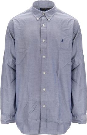 Ralph Lauren Casual Overhemden - Heren - Casual Overhemden - Blauw - S - Katoen - Overhemden