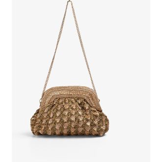Scalpers Par Metallic Duo Bag in Gold at Nordstrom