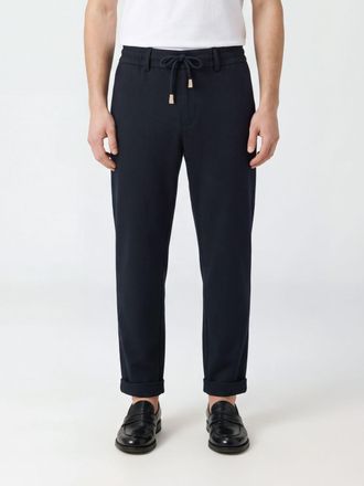Eleventy Pantaloni in misto lana con coulisse in vita