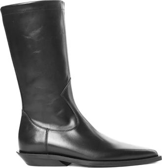 Ann Demeulemeester Jani laarzen met Western-stijl - Zwart