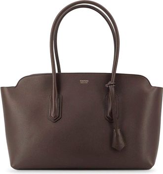 Tom Ford Leather shoulder bag with logo