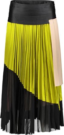 Diesel Pleated Skirt - Dames - Midirokken - Veelkleurig - 2XS - Polyester - Rokken