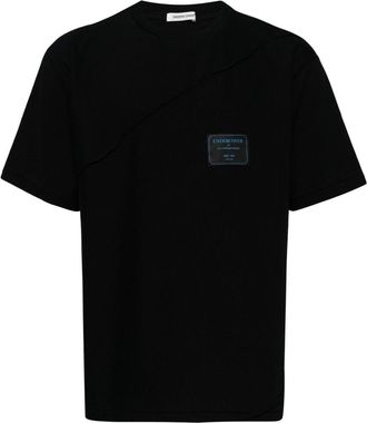 Undercover logo-appliqu&eacute; cotton T-shirt - men - Cotton - 2 - Black