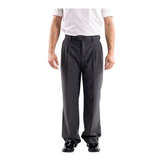 Paolo Pecora Pantalones de traje - Trousers - Hombre - Gris - XL