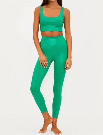 Beach Riot Piper Legging In Frosted Fir Shine