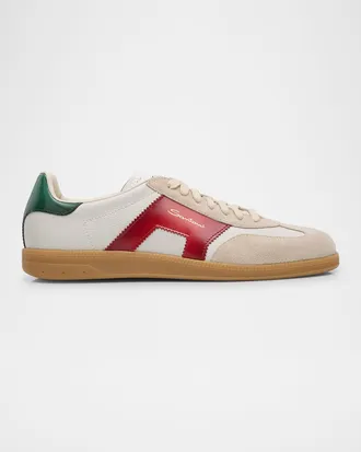 Santoni Men & apos;s Olympic Leather Low-Top Sneakers
