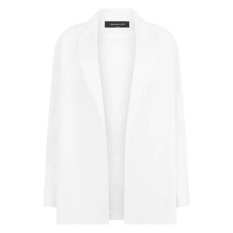 Fabiana Filippi Blazers, female, White, Size: 2XS Elegant Cardigan