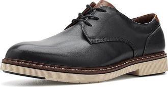 Johnston & Murphy Tyson Plain Toe Mens Shoes Black Full Grain : 11.5 W (EE), Leather