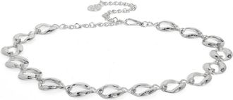 Steve Madden Organic Ring Chain Belt in Silver at Nordstrom Rack, Size Large/x-Large