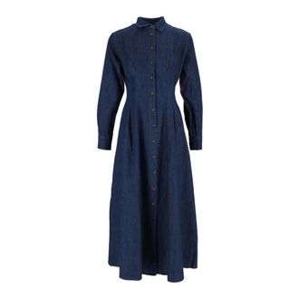 MC2 Saint Barth Abito a manica lunga - Dames - Shirt Kleedjes - Blauw - M - Kleedjes