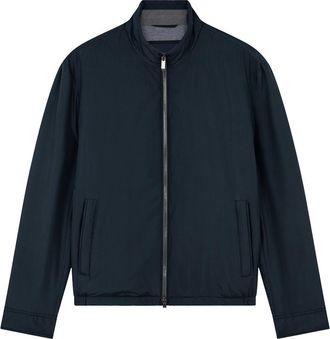 Paul & Shark Typhoon Silk jacket, Man, Blue, Size: XXL