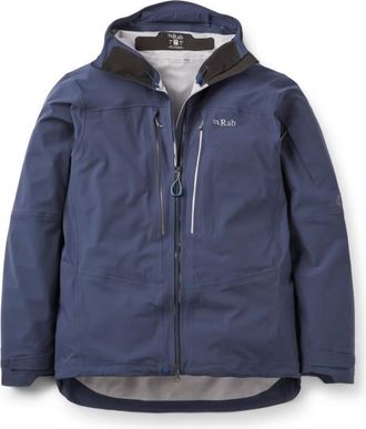 RAB Kinetic Alpine Stretch Jacket Regenjacke f&uuml;r Herren | blau