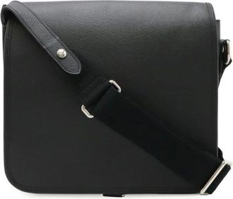 Louis Vuitton Pre-owned Cross Body Bags, male, Black, Size: ONE SIZE Pre-owned Leather louis-vuitton-bags