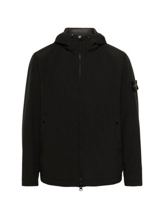 Stone Island Black Regular Hood Jacket